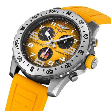 breitling ironman yellow|pre owned Breitling endurance pro.